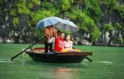 Bamboo boat trip