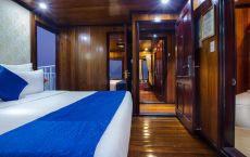 Family connecting private balcony