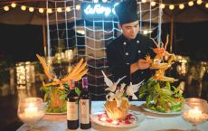 Dinner on Cruise sundeck