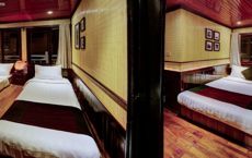 Family connecting ocean view