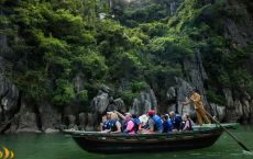 Bamboo boat trip