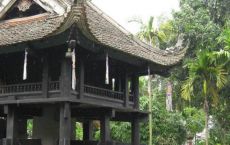 One pillar pagoda