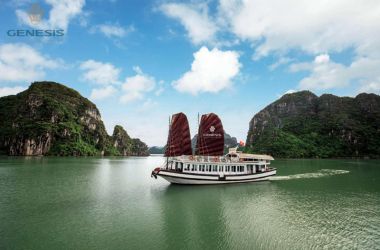 Halong bay one day tour  by Genesis Cruise - see Monkeys
