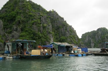 Ba Hang floating fishing village