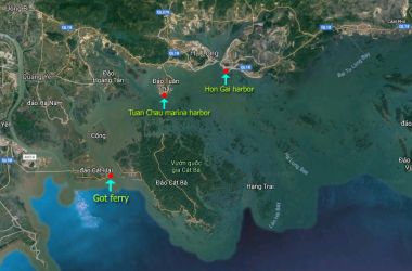 Map of attractions-bays-harbors