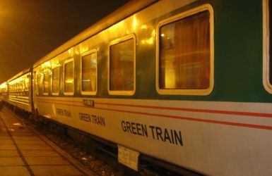 Green Express Train