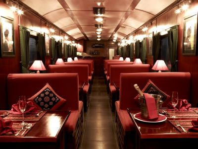 Victoria train restaurant