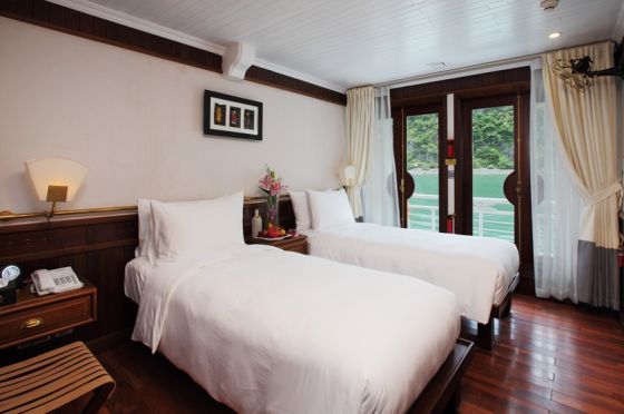 Deluxe Twin Cabin(Large window and Private Balcony)